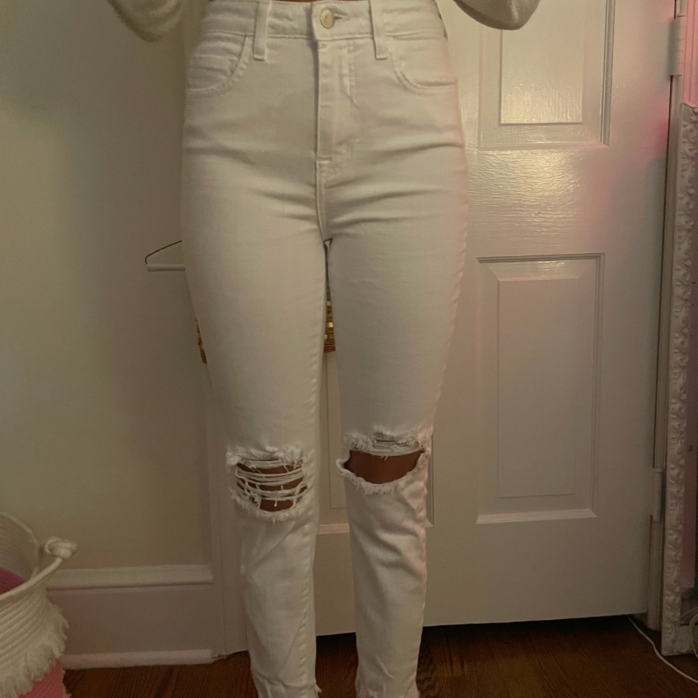 L’agence high rise distressed jeans